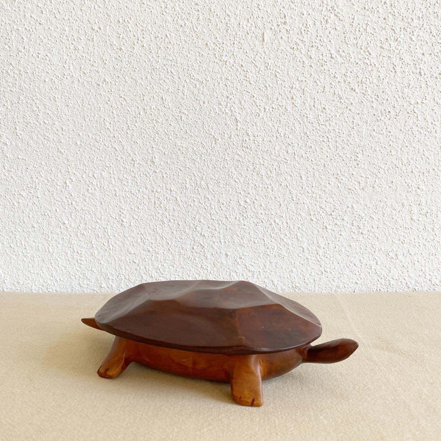 Boîte en bois tortue